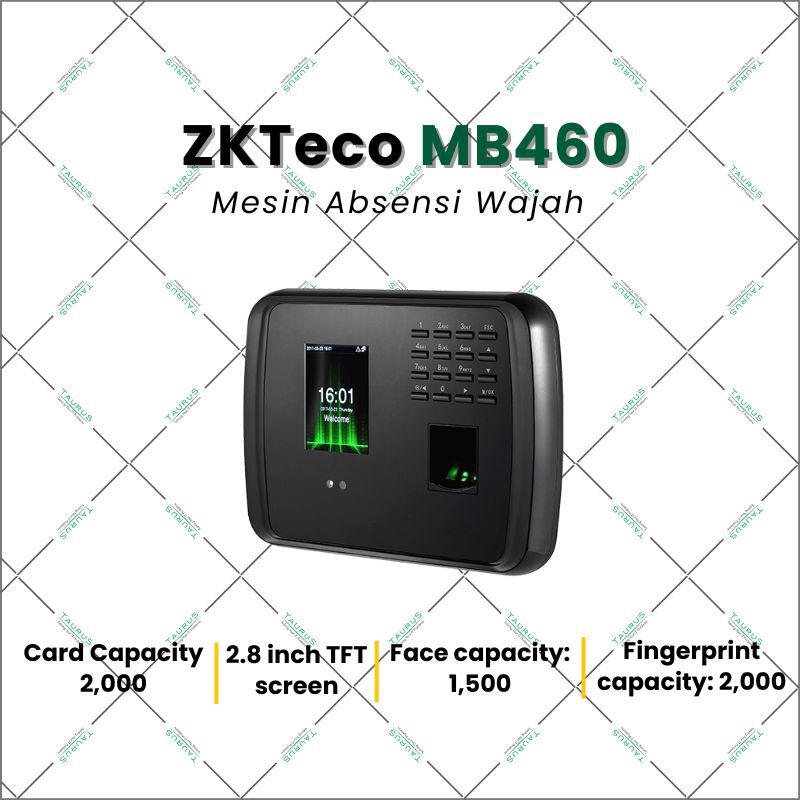 ZKTeco MB460 Mesin Absensi Wajah