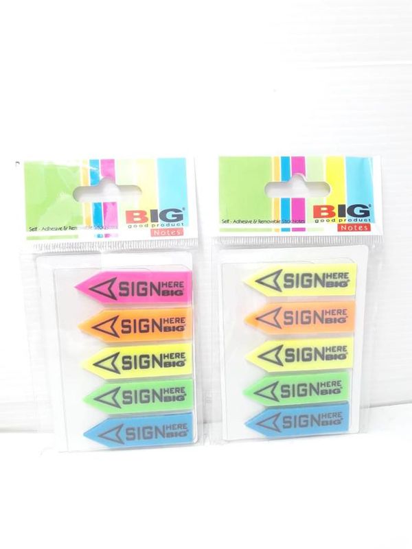 Sticky Note Sign Here 44mmx12mm 5 warna