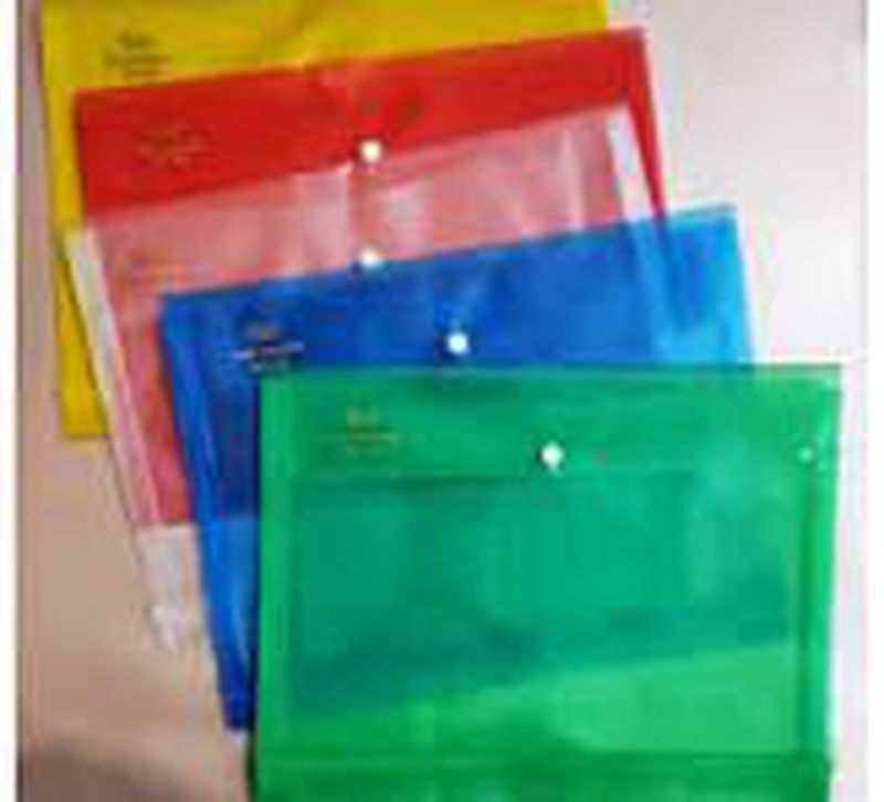 MAP KANCING PLASTIK | MAP DOKUMEN | BAG BUTTON ECERAN