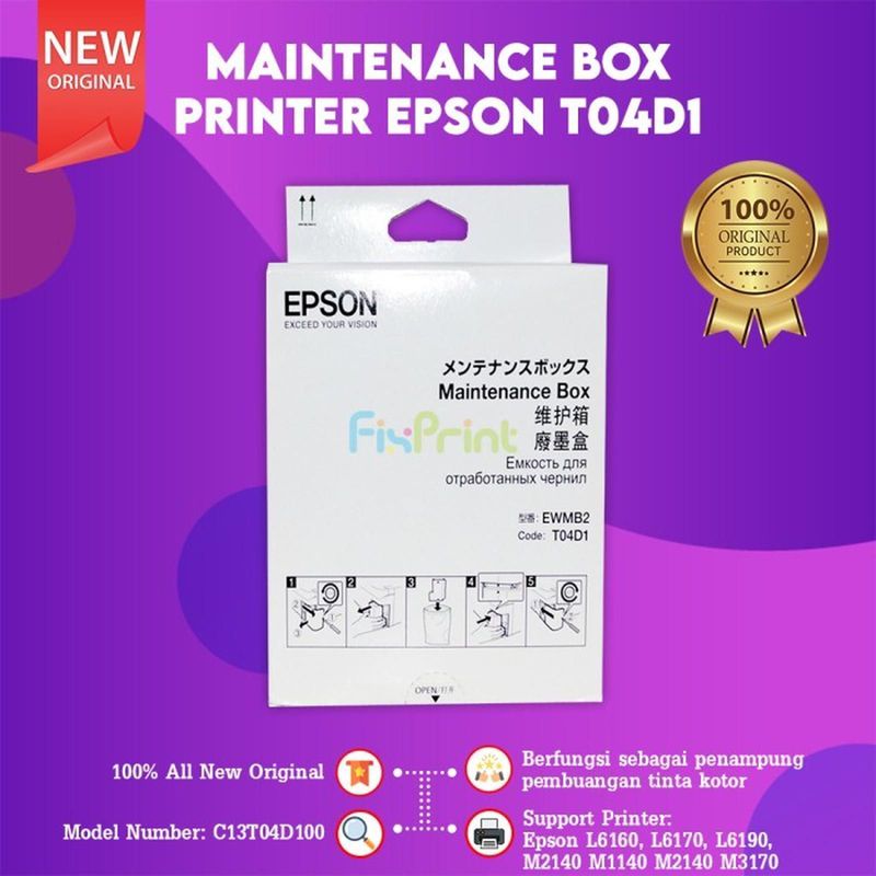 Maintenance Box T04D1 Kotak Pemeliharaan Epson L11050 L4260 L6260 L6270