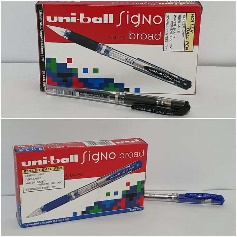 Pena Gel Ink UM-153 Isi 12 Pcs