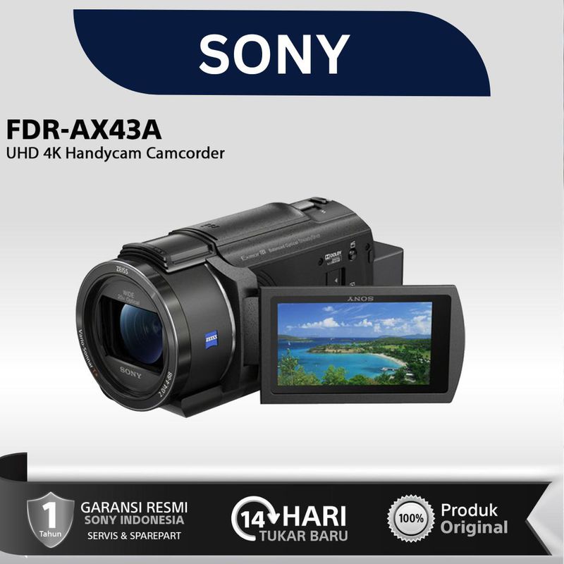 Sony FDR-AX43 UHD 4K Handycam Camcorder