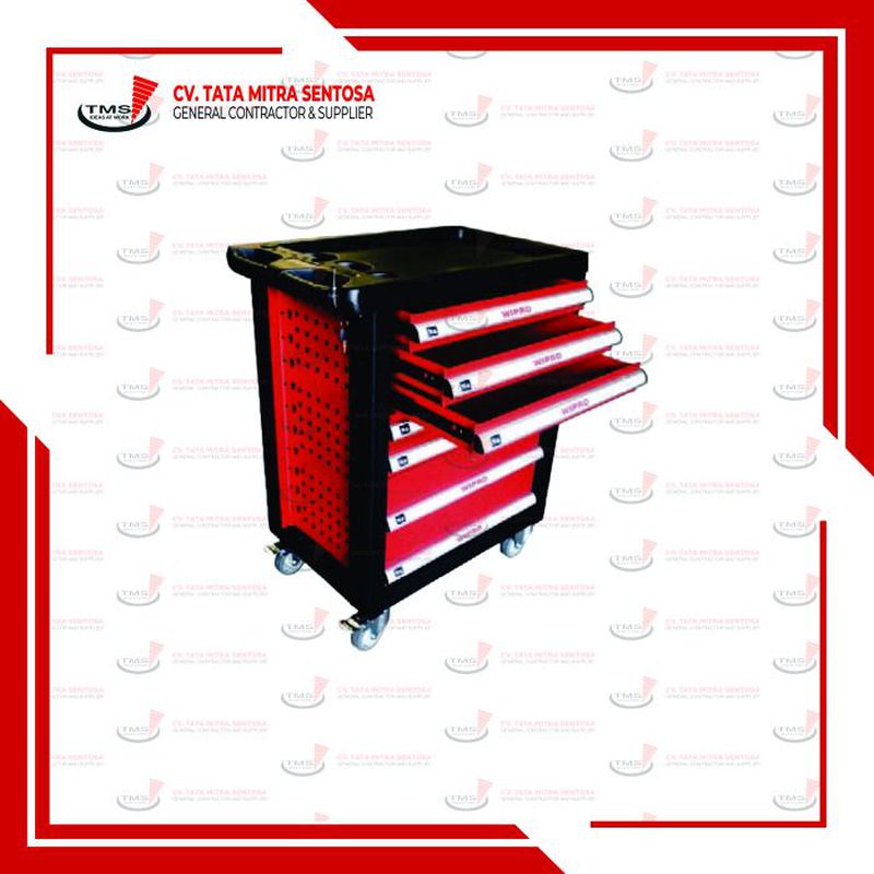 Kotak Lemari Tool Box Cabine Trolley 7 Laci