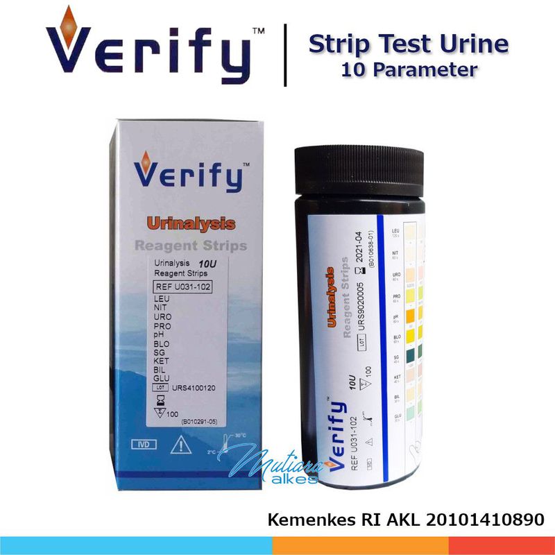 STRIP URINE TEST VERIFY - 3P