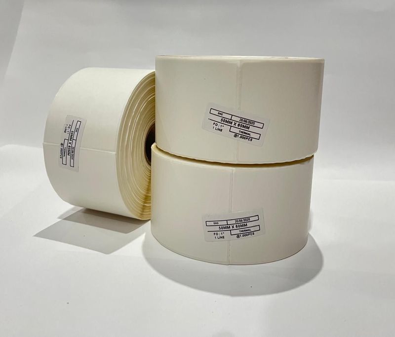 Label Semi Coated 60mm x 50mm