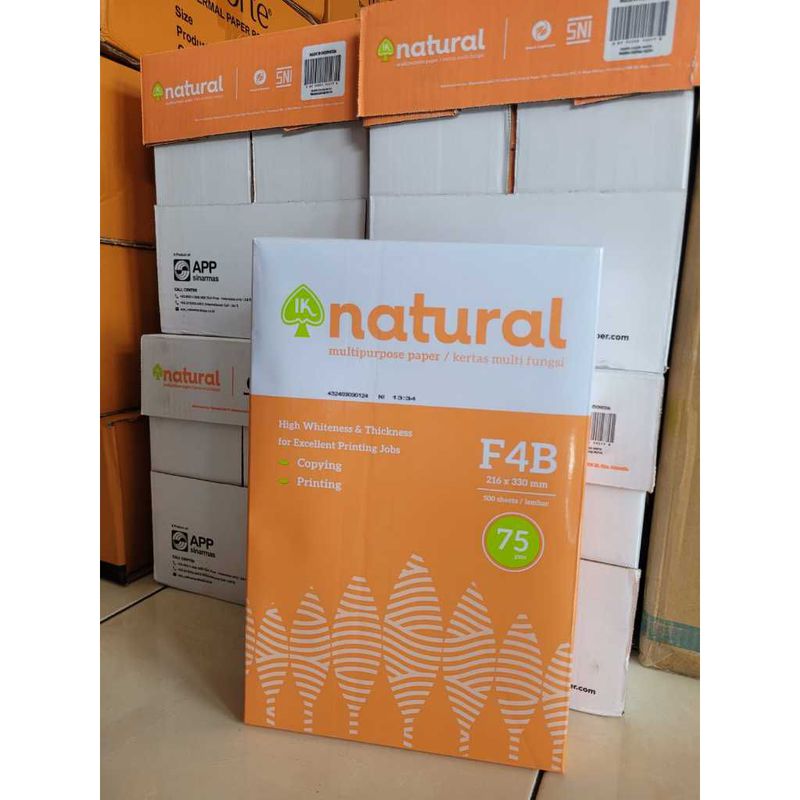 KERTAS NATURAL 75 GSM - F4