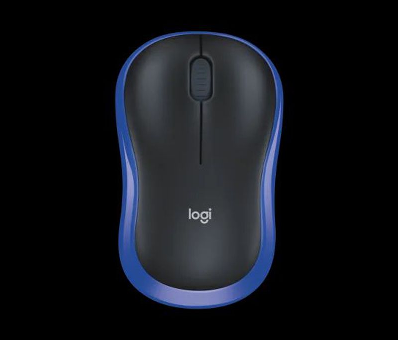 Logitech M185 Mouse Wireless - Abu-Abu