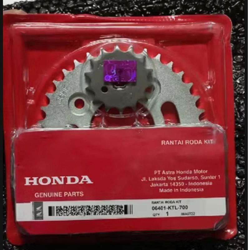Rantai / Gear Set Kendaraan Roda Dua Honda Supra