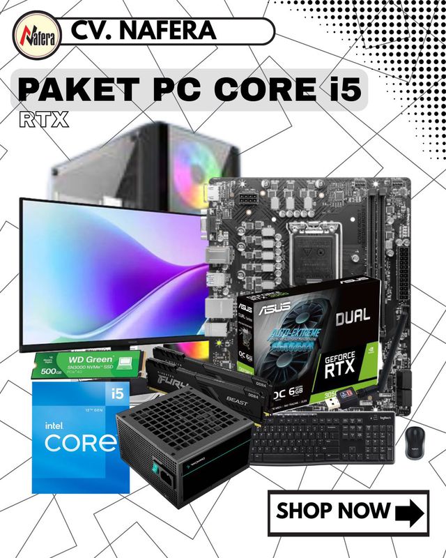 PAKET PC CORE I5 RTX