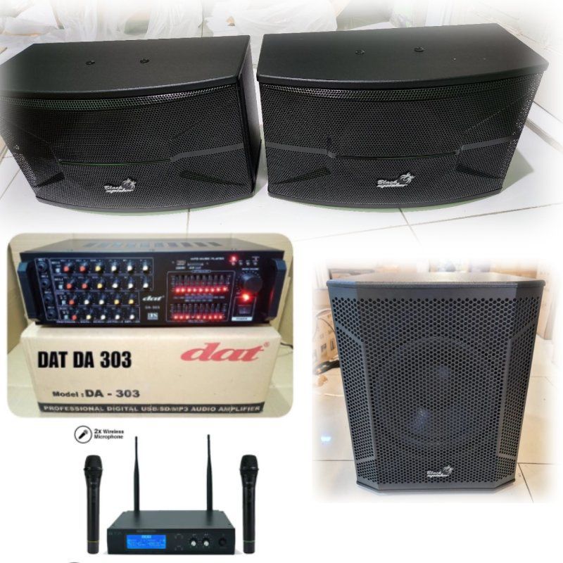 Paket Sound System Blackspider 8 Inch
