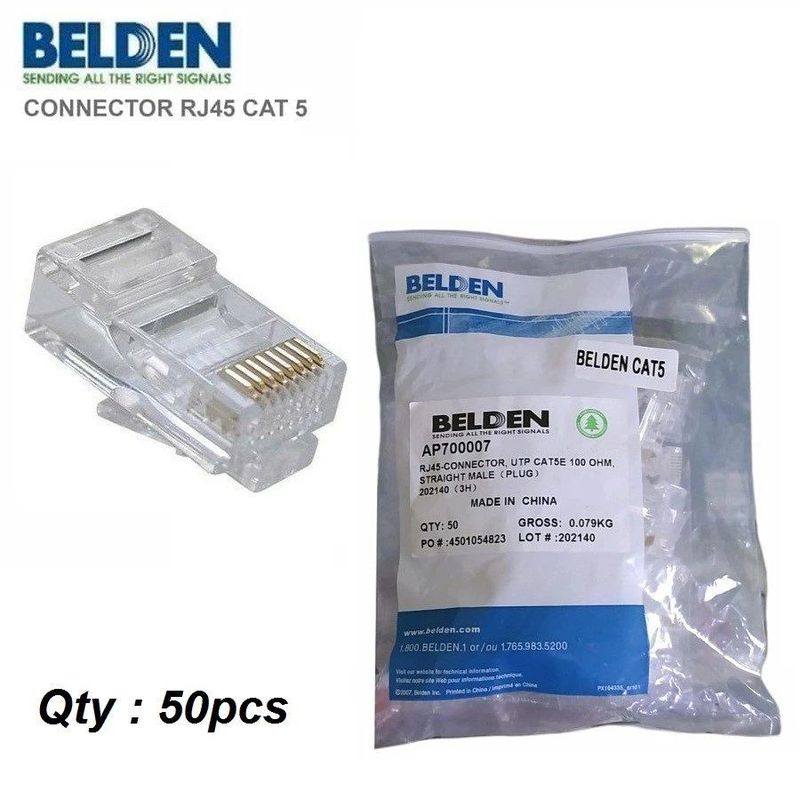 Connector BELDEN UTP Cat5e (50 Pcs)