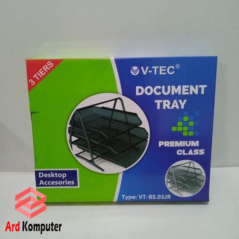 V-TEC 3 TIERS TRAY RAK FILE