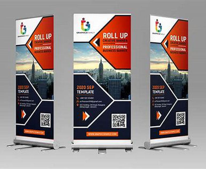 Cetak Spanduk Roll Banner
