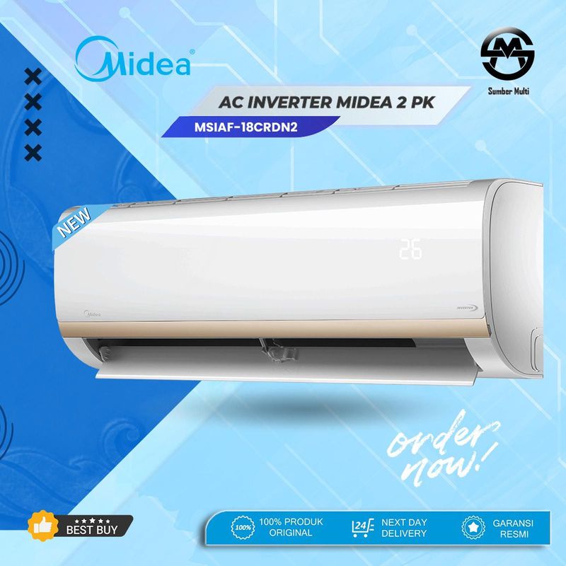Midea AC Split Inverter Ionizer MSIAF 2PK - MSIAF-18CRDN2