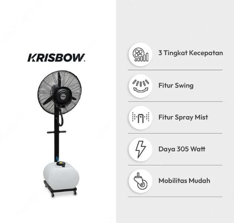 Misty Fan Krisbow 30 inch