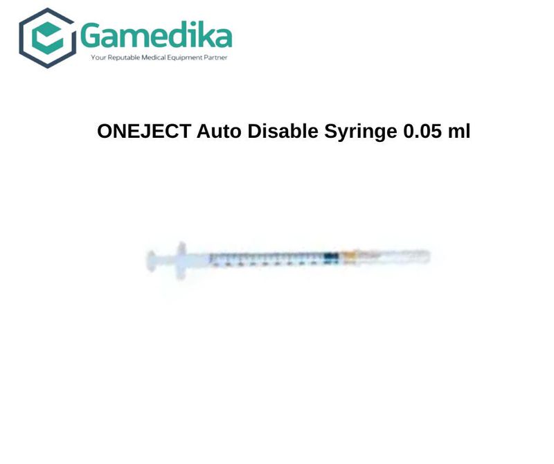 ONEJECT Auto Disable Syringe 0.05 ml
