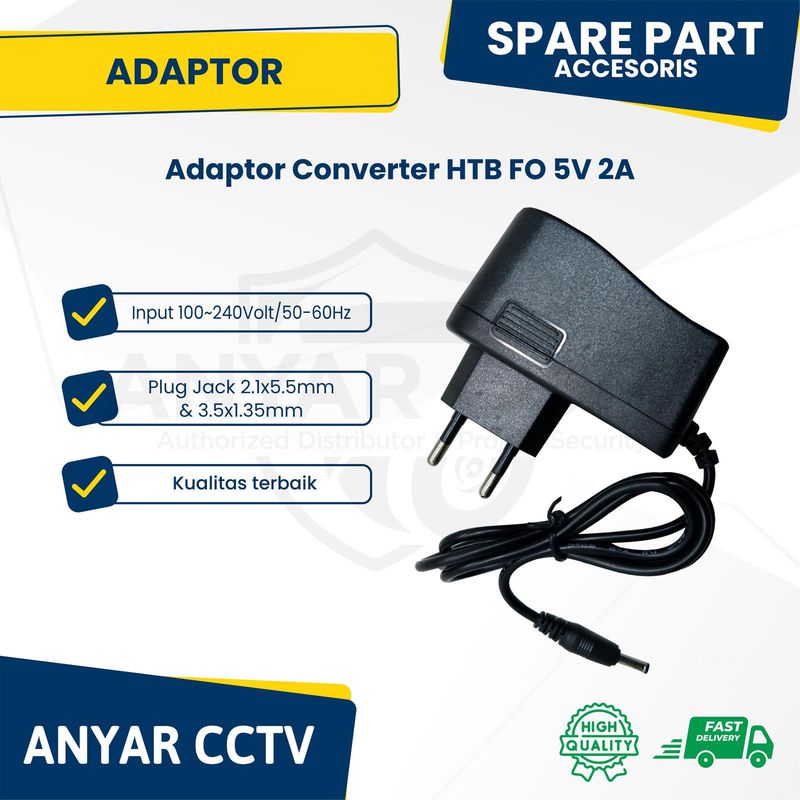ADAPTOR 5V 2A ORIGINAL ADAPTOR KONVERTER CONVERTER HTB FO 5V 2 AMPERE ...
