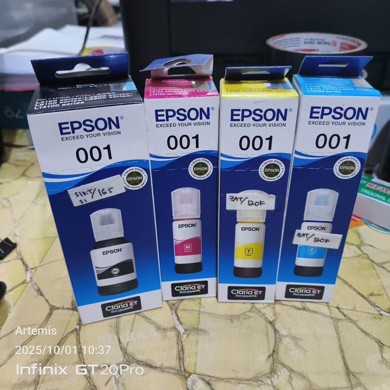 Tinta Printer - 001 Black