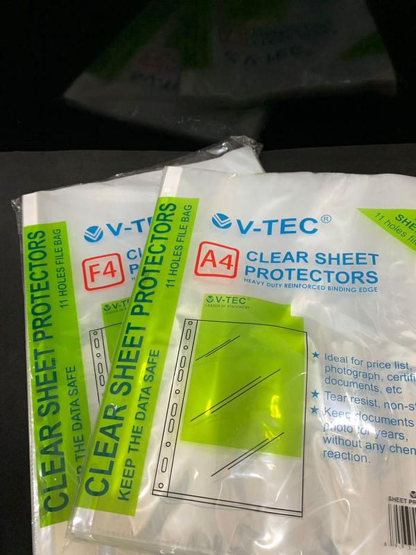 Sheet Protector F4 Vtec A4 Vtec