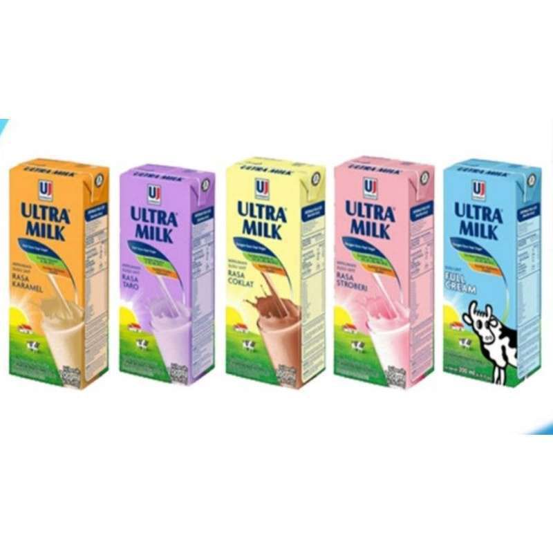Susu UHT Ultra Milk Varian Rasa 200 ml