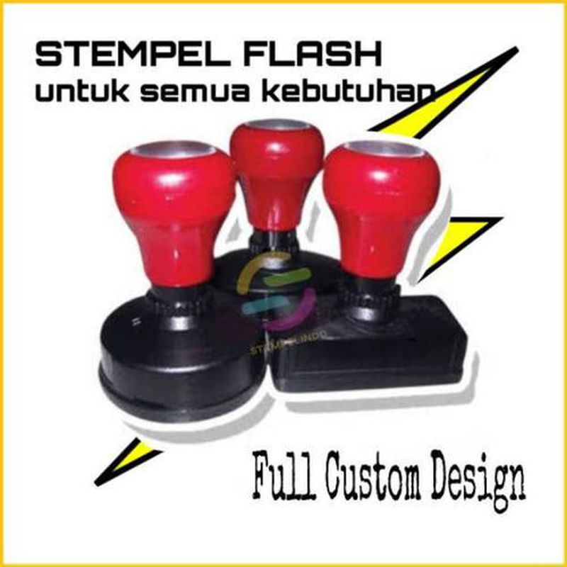 Stempel Cap Warna Flash Stamp
