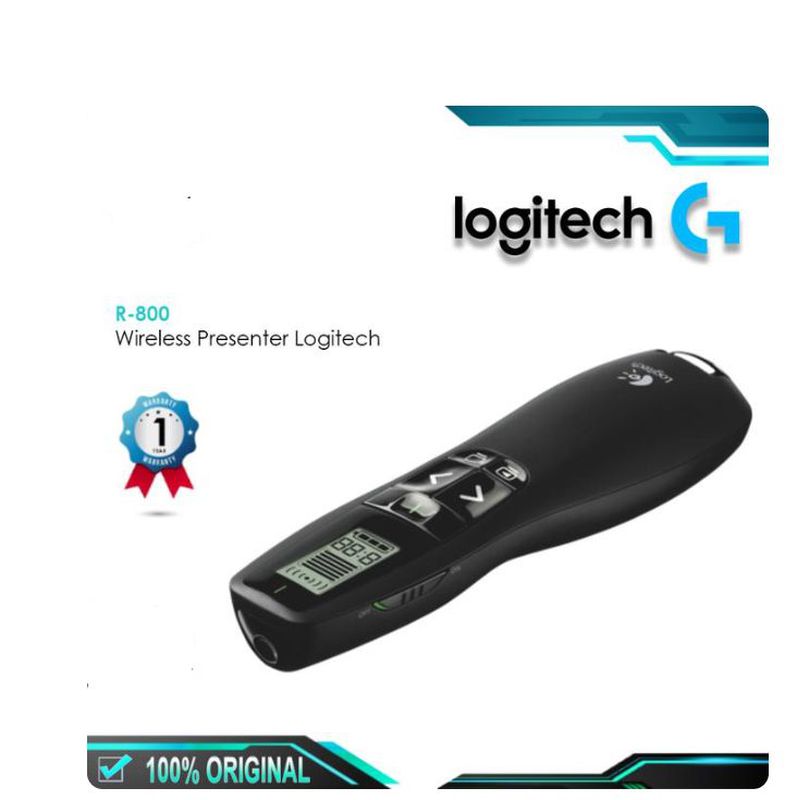 Logitech R800 Laser Pointer Wireless Presenter Remote Original