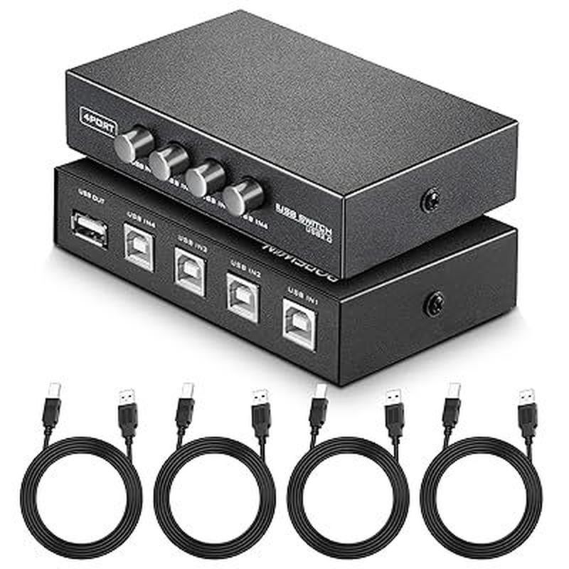 USB Switch Printer 4 port
