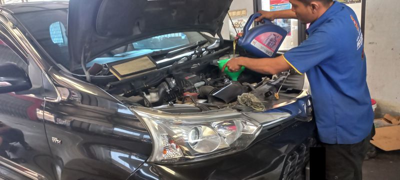 Paket Ganti Oli + Ganti Blower Ac + Cleaning Ac - Mobil Toyota Innova