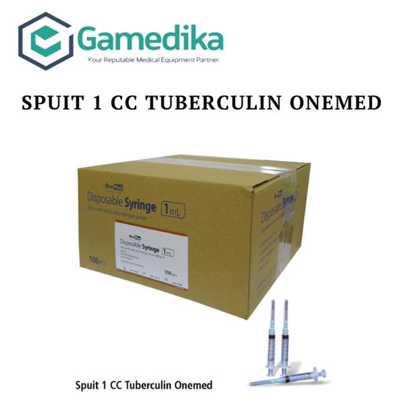 Spuit 1 cc Tuberculin ONEMED pcs