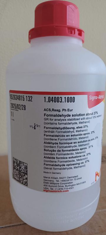 Formaldehyde solution about 37% - Merck 1.04003 - 2500ml