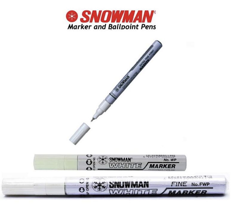 Steel White Marker Snowman