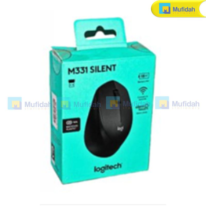 LOGITECH MOUSE WIRELESS M331 BLACK