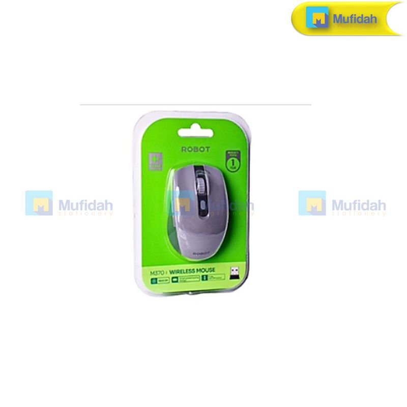 ROBOT MOUSE WIRELESS M370 GREY