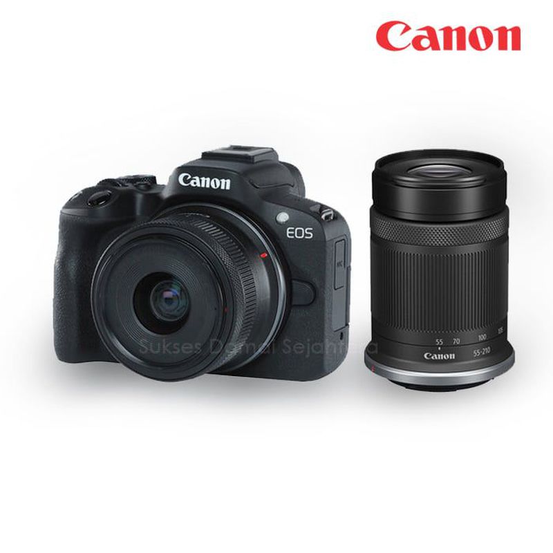 Kamera /Camera Canon EOS R50 Kit RF-S 18-45mm + RF55-210mm