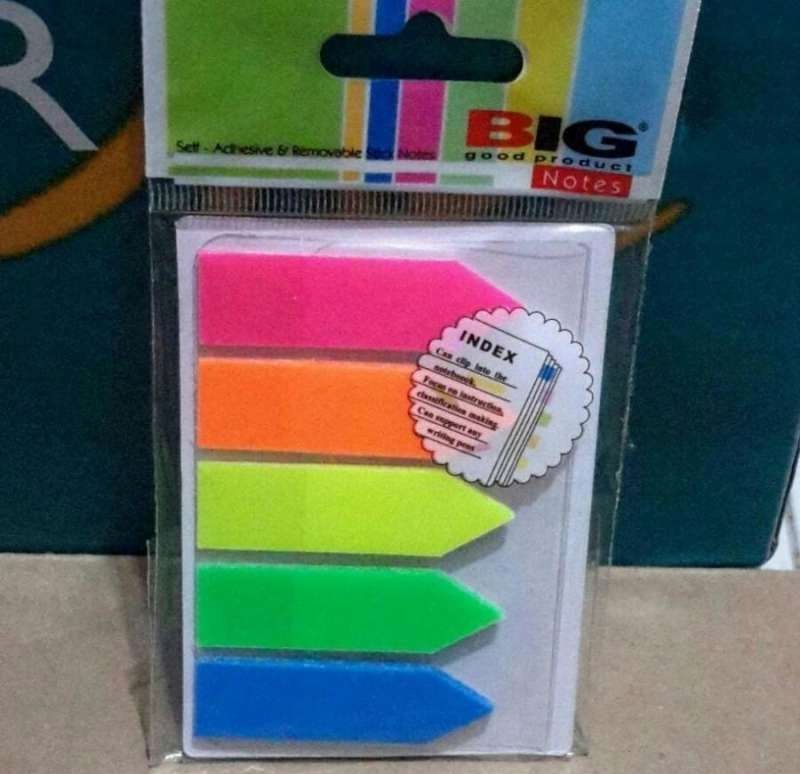 Big Stick Note Panah 44 X 12 Mm 5 Warna