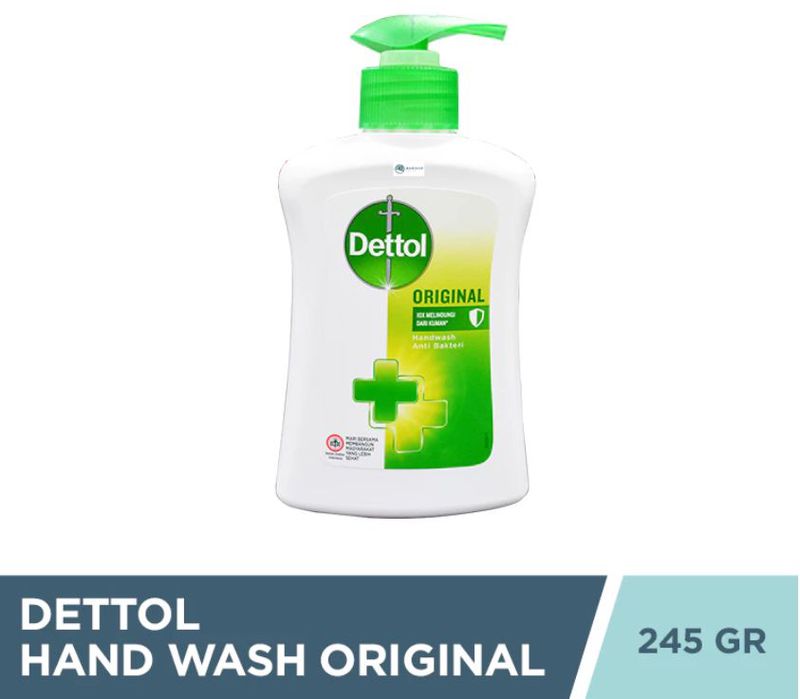 Dettol sabun Cuci tangan Anti Bakteri 245ml Handwash Botol Original