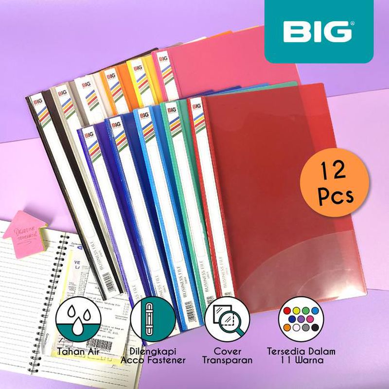 Map Bisnis File F4 Folio Poket / Map BIG / Business File Plastik ...