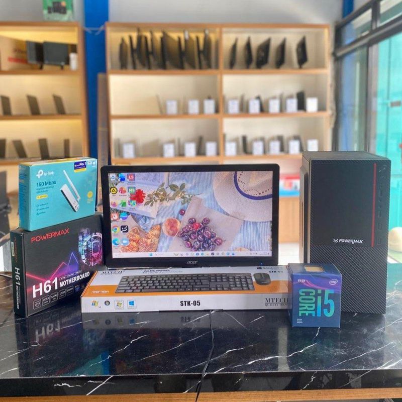 PAKET KOMPUTER FULL SET READY SIAP PAKAI I5 GEN 10