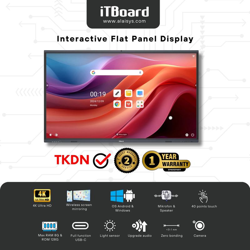 Interactive Flat Panel - IFP Display 86 Inch - +OPS WINDOWS