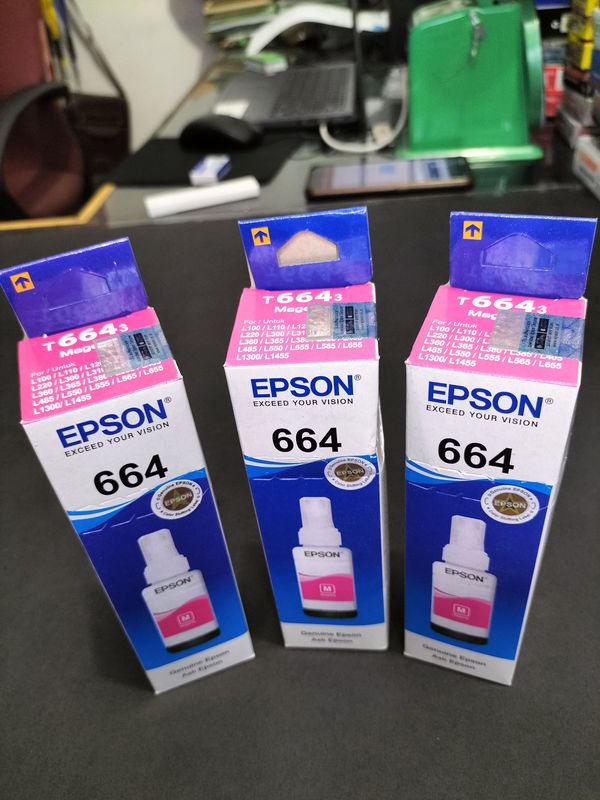 Tinta Epson T6643 INK BOTTLE, MAGENTA, 70 ML