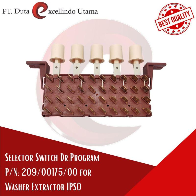 Selector Switch Dr.Program for Washer Extractor IPSO - Washer Part ...