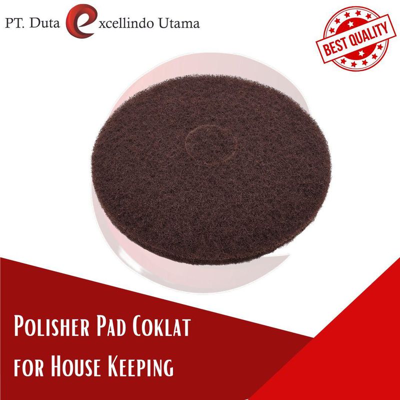 Polisher Pad / Floor Pad Brown for Housekeeping - Polisher Part