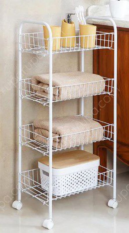 Informa Rak Troli Penyimpanan 4 Tingkat 38x26x86 Cm