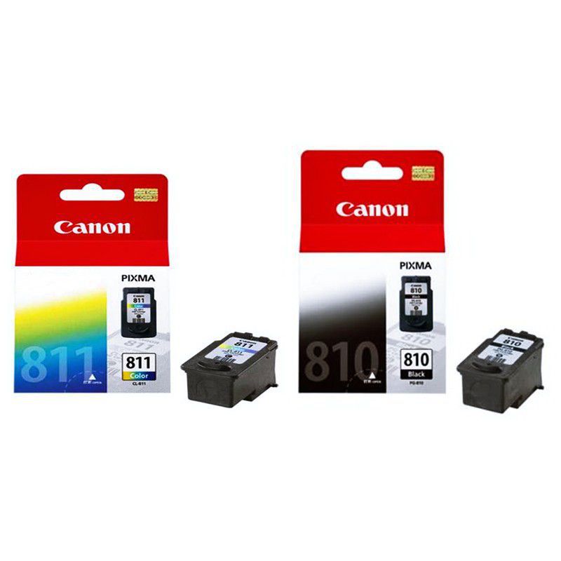 Catridge Canon Black 810 & Color 811 - Multicolor