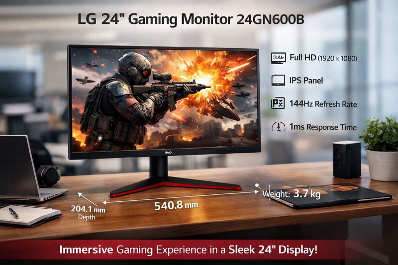 Layar Monitor 24 inch LED