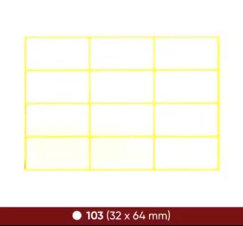 Self Adhesive Label 130 (32x64)