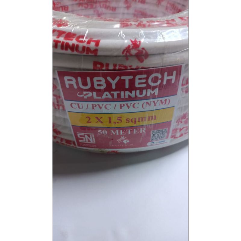 NYM 2x1,5 Rubytech 50m
