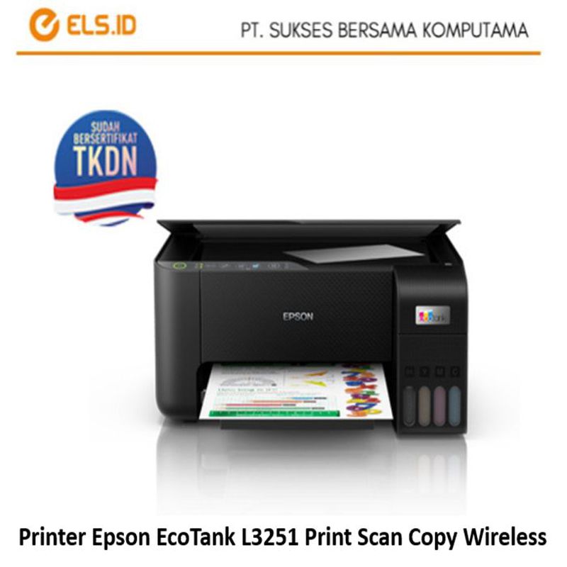Printer Epson EcoTank L3251 Print Scan Copy