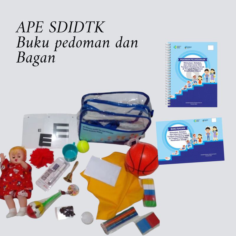 KIT SDIDTK ALAT DETEKSI TUMBUH KEMBANG ANAK + BUKU BAGAN DAN PEDOMAN SDIDTK
