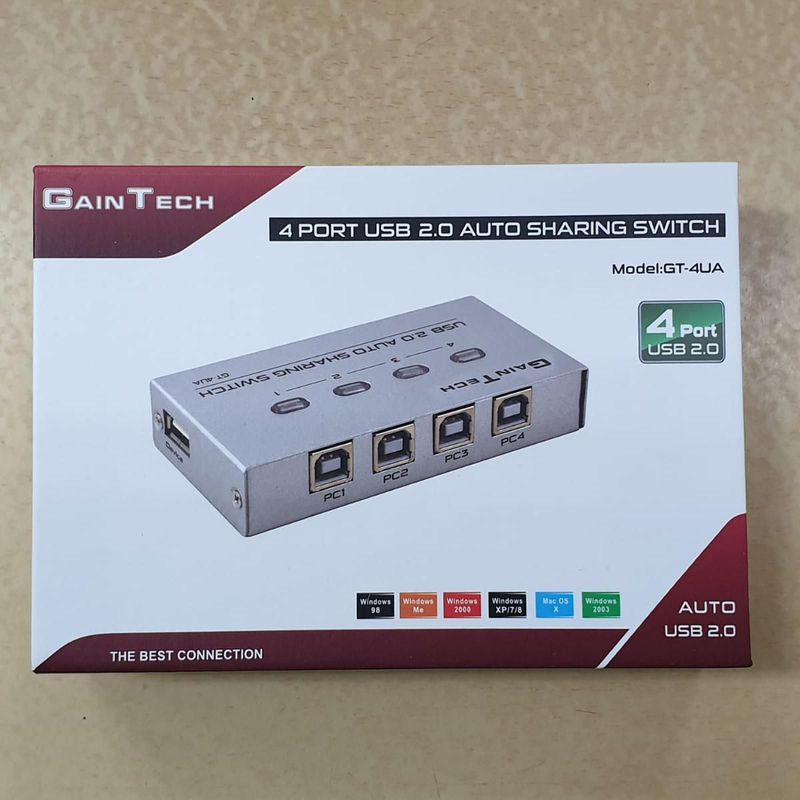 Auto Switch USB 1-4 Gaintech